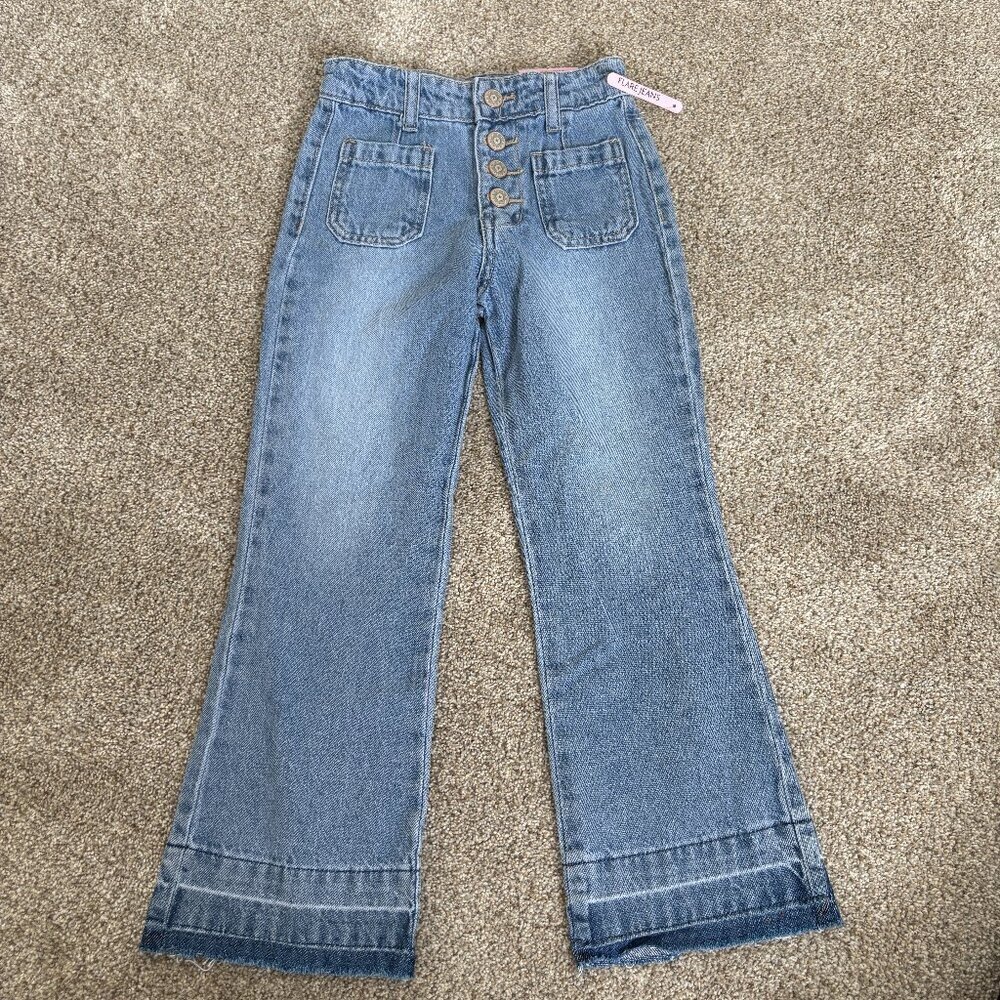 Gogo Star Jeans Flare Denim Vintage Style Size 4 NWT Funky Fun Style